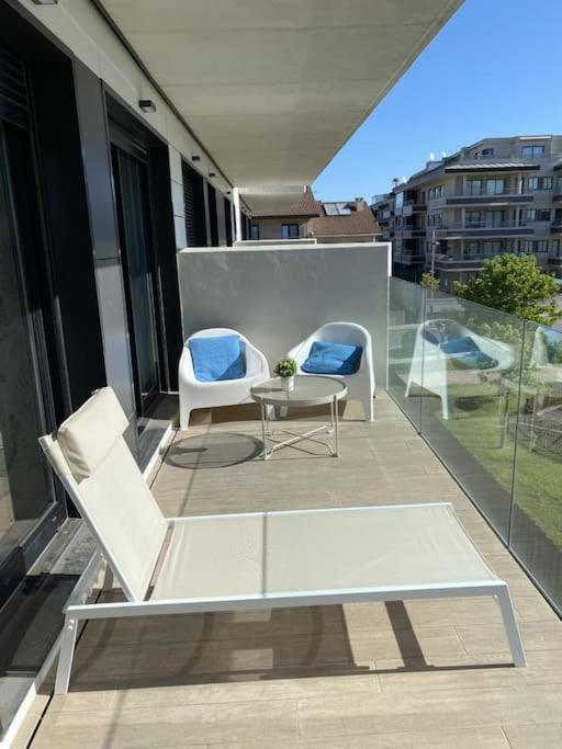 Precioso Apartamento Con Terraza Y Piscina En Portonovo-Sanxenxo Экстерьер фото