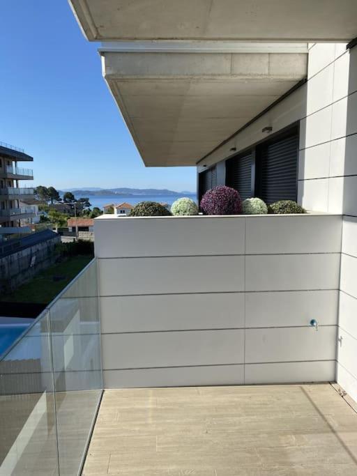 Precioso Apartamento Con Terraza Y Piscina En Portonovo-Sanxenxo Экстерьер фото